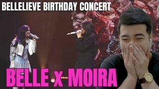 [REACTION] Belle x Moira | BELLELIEVE BIRTHDAY CONCERT| Donny Pangilinan | Belle Mariano