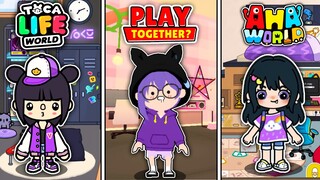 1 Ngày KHÁM PHÁ NHÀ Của Ruby Trong Aha World, Toca World, Play Together !!!