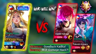 KADITA VS WANWAN AND BEATRIX THE MOST BANNED IN RANKED GAME!! 🔥 | (Who Win?!)