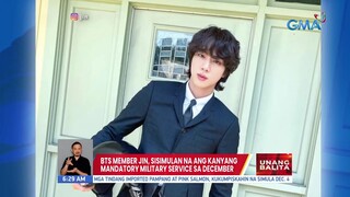 BTS member Jin, sisimulan na ang kanyang mandatory military service sa December | UB