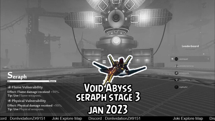 Void Abyss Jan 2023 Stage 3 Seraph [ Tower of Fantasy ]