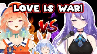 【HoloLive】Kiara vs Moona Fights Over Pekora!【English Sub】