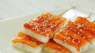 [korean food] spicy skewered rice cake, TTEOK GGOCHI, 떡꼬치