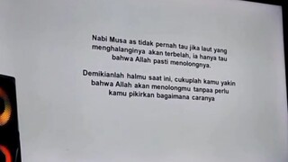 yakinlah Allah pasti membantu mu