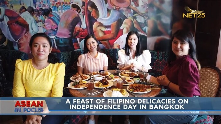 A feast of Filipino delicacies on Independence Day in Bangkok