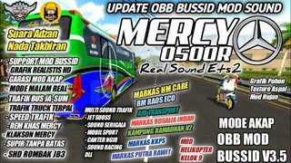 UPDATE OBB MOD SOUND MERCY O500R BUSSID V3.5 | MARKAS BARU BUSSID | BUS SIMULATOR INDONESIA