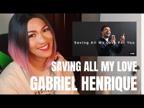 Saving All My Love For You - Gabriel Henrique (Cover Whitney Houston) REACTION VIDEO