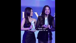 FREENBECKY SPEECH ON "KAZZ Award Couple Of The Year 2024" (eng sub) | #srchafreen #beckyarmstrong