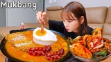 🥘토핑카레+산사춘먹방🍶 카레보다 토핑 만드는데 더 오래걸렸다는 기적의 카레먹방🔥(돈까스,소세지,계란후라이)CURRY MUKBANG ASMR EATINGSHOW REALSOUND