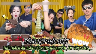 Tứ Hề | Thử Thách Quét Khối Tròn Ăn Đồ Ăn Ngon, 1 Bữa Ăn Tôm Sống (Tập Mới Phần 9) [Tổng Hợp]