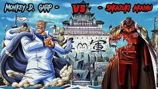 GARP VS AKAINU ( Not His Prime Vs Current Fleet Admiral  ) | Tagalog Analysis