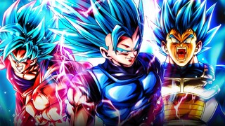 SSB SHALLOT BLUEBERRY BOYS FULL SUPER SAIYAN BLUE TEAM IS UNSTOPPABLE! (Dragon Ball Legends)