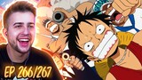 LUFFY VS 10,000 MARINES!! One Piece Episode 266 & 267 REACTION + REVIEW!