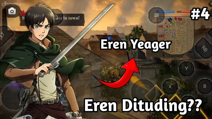 Eren Dituding?? Attack on Titan wings of freedom Indonesia
