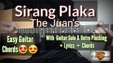 Sirang Plaka -The Juans Guitar Chords (EasyChords) (With Guitar Solo & Outro Plucking)