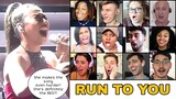 RUN TO YOU by Morissette Amon | BEST REACTION COMPILATION
