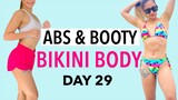 BIKINI BODY IN 30 DAYS DAY 29 | ABS AND BOOTY WORKOUT AT HOME | ABS AND BUTT WORKOUT FOR WOMEN
