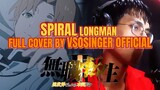 Spiral Longman Full Cover Mushoku Tensei 2: Jobless Reincarnation Op/Opening Full Rock Version