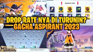 DROP RATENYA DI TURUNIN MOONTON? GACHA ASPIRANTS NYA JADI AMPAS BANGET! MOBILE LEGENDS