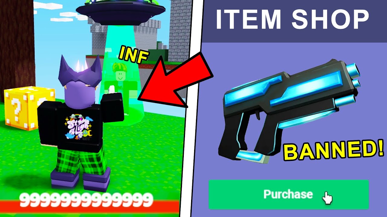 Winning With NO ITEMS In ROBLOX Bedwars 
