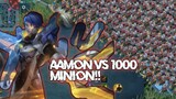 Aamon starlight vs 1000 Minion 🥶no CD full item 💥🔥