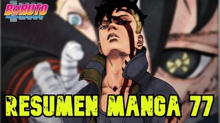 KAWAKI SELLA A NARUTO!❌ EL PODER OCULTO DE HIMAWARI ❌ BORUTO MANGA CAP 77