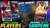 Basagan ng MMR! Top 1 Supreme Yve vs. Rank 1 Global Paquito & Franco sa Rank! ~ Mobile Legends