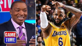 NBA GameTime reacts to Lakers announce big change to starting 5 vs. Rockets with LeBron's return