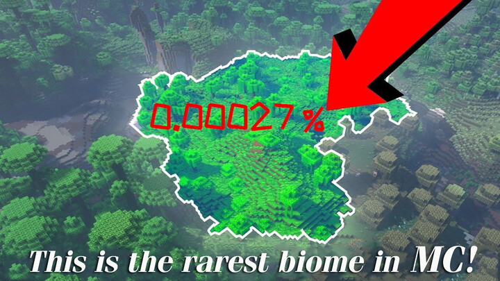 [Gaming]Minecraft: Only 0.00027%! Officially the rarest Biome!