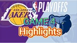 EPIC GAME..! LOS ANGELES LAKERS VS MEMPHIS GRIZZLIES GAME 4 HIGHLIGHTS
