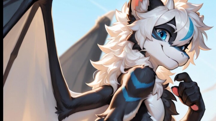 I can't tell doge [AI painting] furry