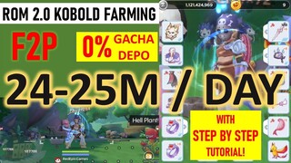 24M-25M/DAY NEW KOBOLD FARMING FOR F2P (ROM 2.0)