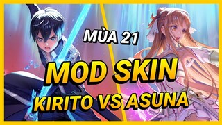 Mod Skin 2 Skin (Allain Kirito + Butterfly Asuna) V2 Mới Nhất Mùa 21 Full Hiệu Ứng | Yugi Gaming