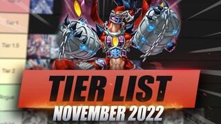 November Meta Tier List! [Yu-Gi-Oh! 2022]