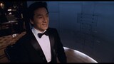 Jackie Chan tried on a new tuxedo. The Tuxedo (2002)