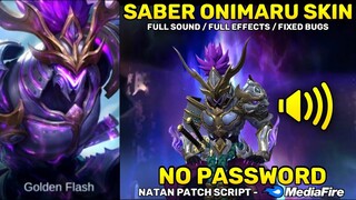 Saber Onimaru Epic Skin Script - Full Sound & Full Effects | No Password