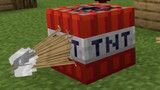 [เกม] ยิงธนูไปบน TNT ประมาณ 4,000 ดอกแล้วค่อยจุดจะเกิดอะไร【Minecraft】