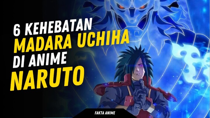 6 Kehebatan Madara Uchiha di Anime Naruto