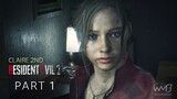 Resident Evil 2 Remake (Claire B) - "R.P.D." | "Birkin G1 Boss Fight" | "Orphanage" | Part 1