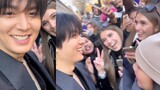 Lee Min ho and his lucky fangirl in Milan