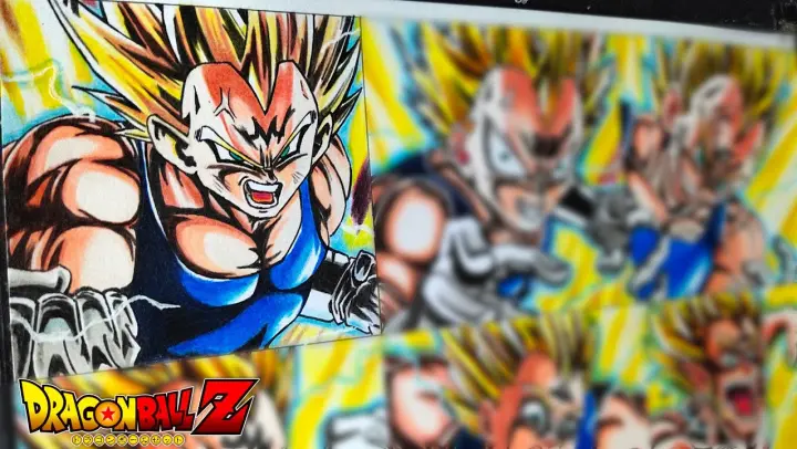 Drawing Vegeta M SSJ2 in Different Anime Styles | Dragon Ball Z | diArt