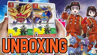 Pokémon Sword/Shield + Expansion Pass Bundle (Nintendo Switch) Unboxing