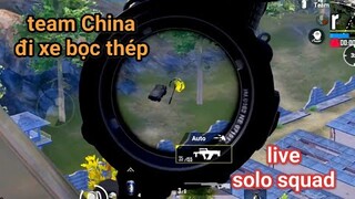 PUBG Mobile - Chiến Thuật Hay Khi Solo Squad Trực Tiếp | Cách Lấy Top 2 Hiệu Quả Nhất =))