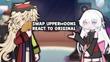 SWAP uppermoons react to original | kny au | demon slayer | gcrv | kny | kimetsu no yaiba |1/1