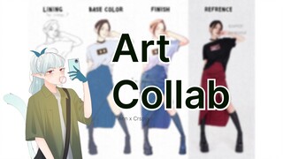 COLLABORATION ART with friend