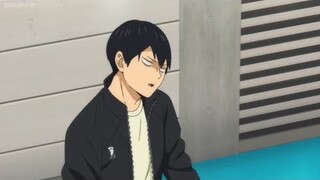 Sleepy kageyama | Haikyuu to the top 2 final episode funny moments