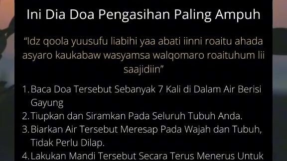 doa membuka aura