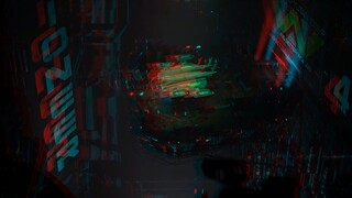 3D Anaglyph  anime .ALIENS DARK DESCENT US 4K 80% MORE  DEPTH  P1