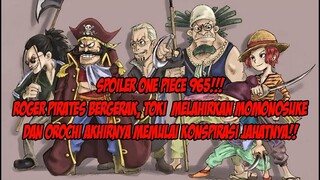 Spoiler One Piece 965 - Roger Bergerak - Toki Melahirkan - Orochi Mulai Rencana Jahatnya!!