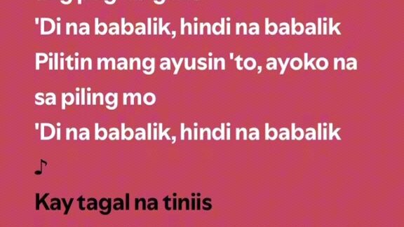 Di na babalik by this band